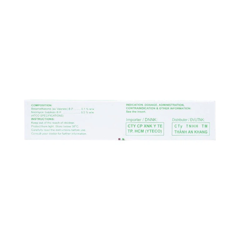 Thuốc mỡ Atcobeta-N 0,1% Atco điều trị viêm da, chàm dị ứng (15g)