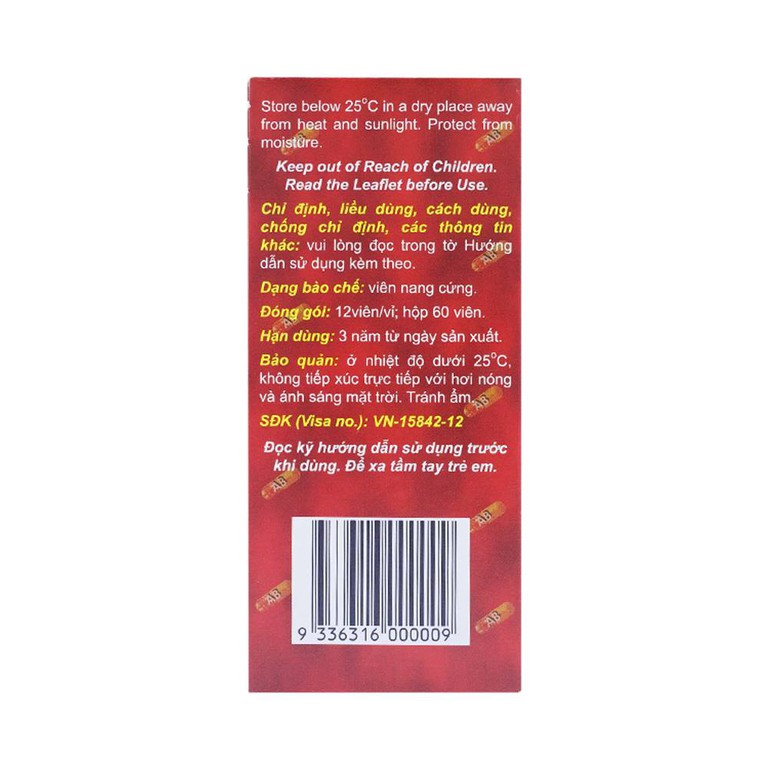 Thuốc Ausbiobone Biopharm điều trị triệu chứng thoái hóa khớp gối nhẹ và trung bình (60 viên)