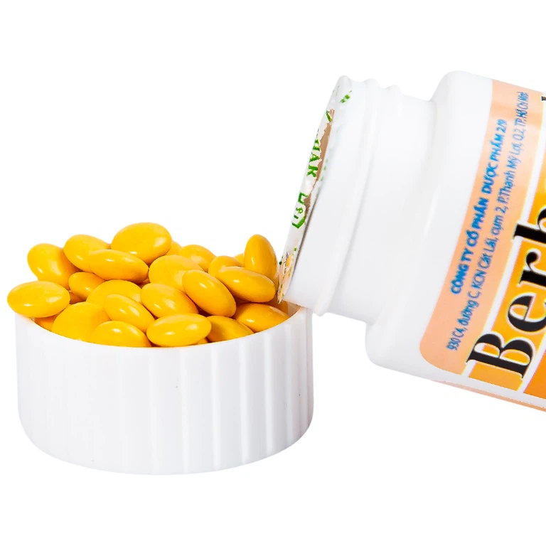 Thuốc Berberal 10mg Nadyphar điều trị các hội chứng lỵ (120 viên)