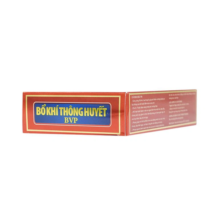 Thuốc Bổ Khí Thông Huyết BVP tăng cường lưu thông khí huyết đến não và các chi (3 vỉ x 10 viên)