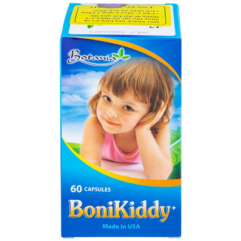 Viên uống BoniKiddy Botania kích thích hệ miễn dịch, bồi bổ cơ thể (60 viên)