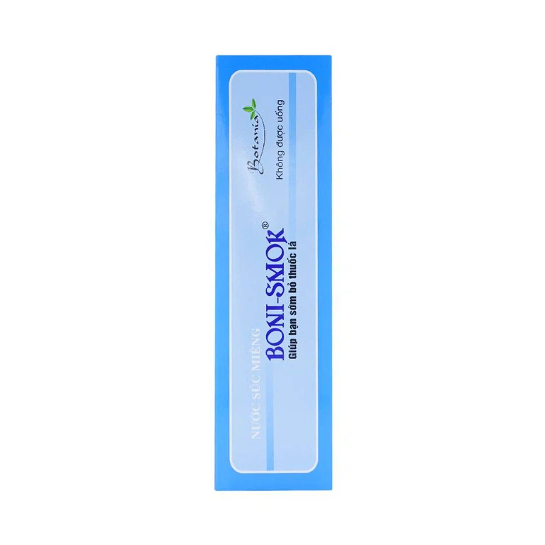 Nước súc miệng Boni-Smok làm thay đổi mùi vị thuốc lá khi hút, giúp bạn sớm bỏ thuốc lá (250ml)