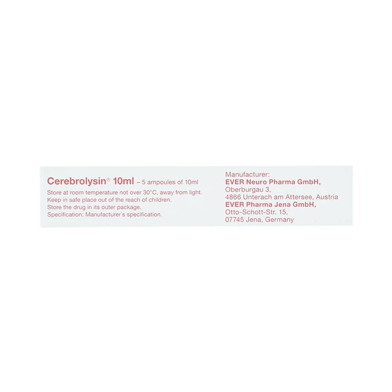 Thuốc tiêm Cerebrolysin 10ml điều trị rối loạn trí nhớ, sa sút trí tuệ (1 vỉ x 5 ống x 10ml)