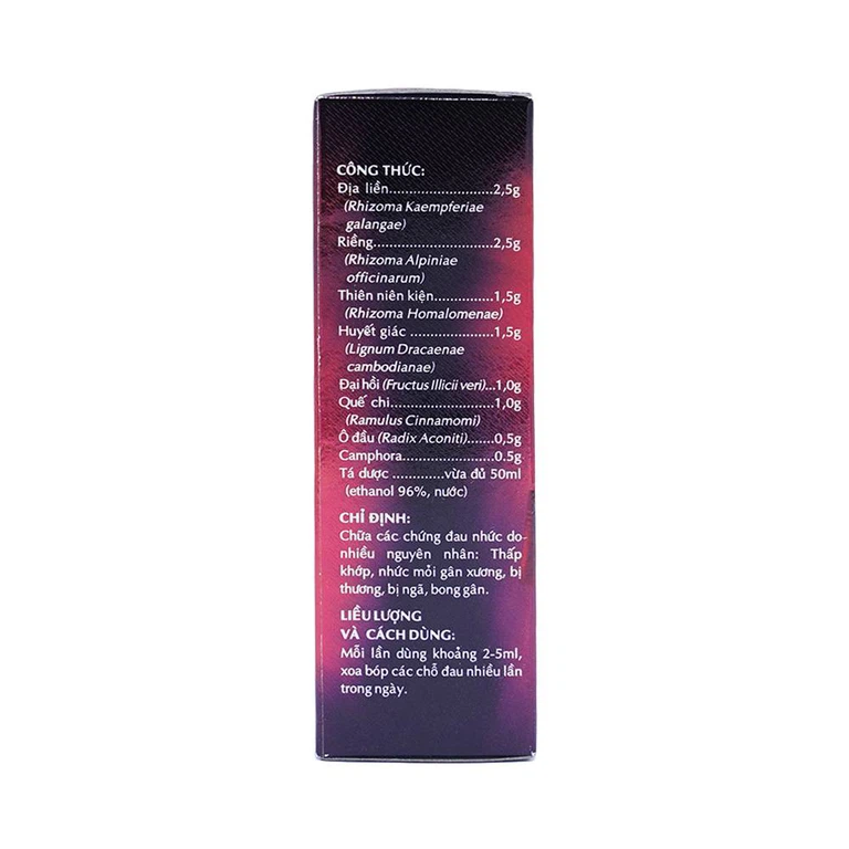 Cồn xoa bóp OPC hỗ trợ giảm nhức mỏi, thấp khớp, bong gân (50ml)