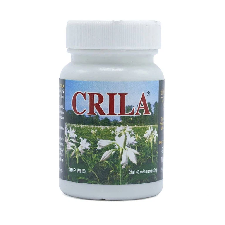 Thuốc Crila Thiên Dược điều trị phì đại lành tính tuyến tiền liệt, u xơ tử cung (4 chai x 40 viên)