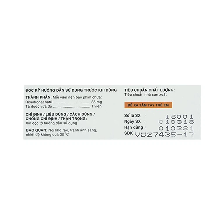 Thuốc Cruzz-35 Davi Pharm phòng ngừa và điều trị loãng xương (1 vỉ x 4 viên)