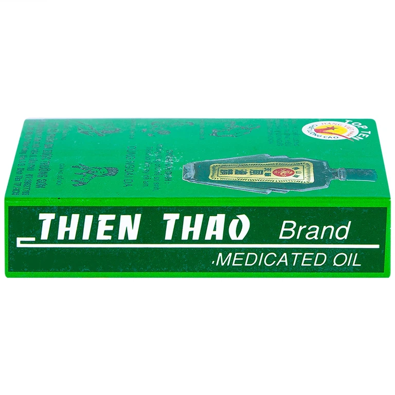 Dầu gió xanh Thiên Thảo điều trị cảm, ho, sổ mũi, nhứt đầu, say nắng (12ml)