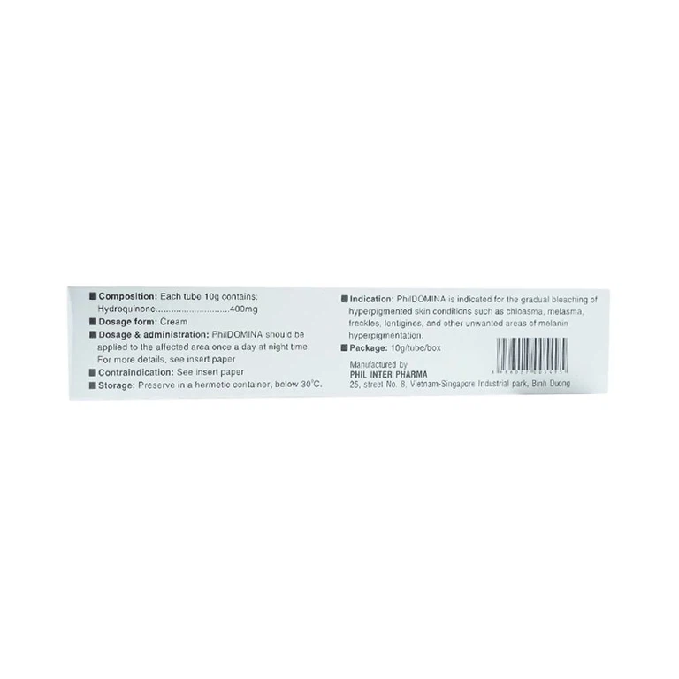 Kem bôi da PhilDomina Phil điều trị nám da, sạm da, tàn nhang, nốt ruồi (10g)