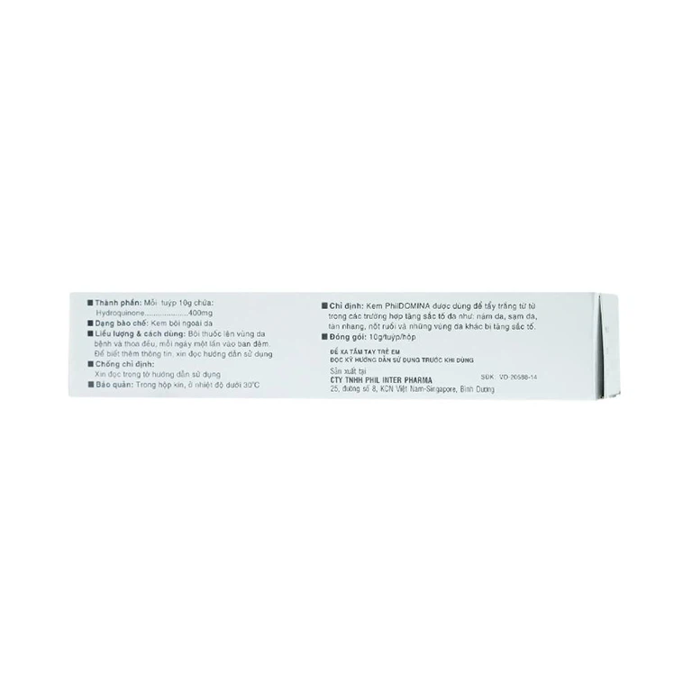 Kem bôi da PhilDomina Phil điều trị nám da, sạm da, tàn nhang, nốt ruồi (10g)