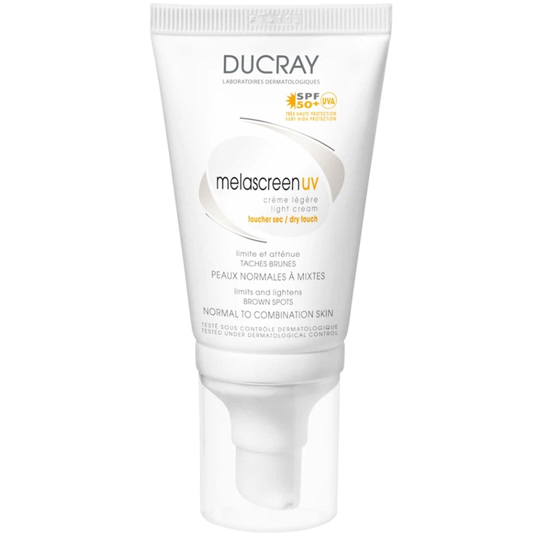 Kem chống nắng Ducray Melascreen UV Light Cream SPF50+ giảm đốm nâu và lão hóa da (40ml)