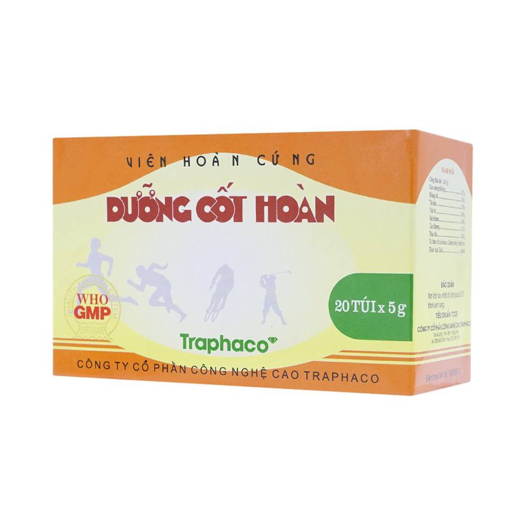 Thuốc Dưỡng Cốt Hoàn Traphaco điều trị nhức mỏi trong ống xương, đau lưng (20 gói x 5g)