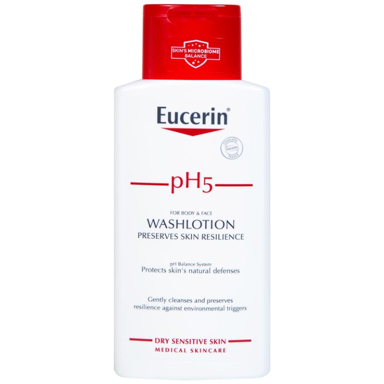 Sữa tắm Eucerin pH5 WashLotion Preserves Skin Resilience dành cho da nhạy cảm (200ml)