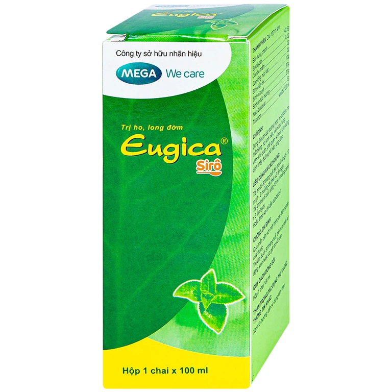 Siro Eugica DHG hỗ trợ điều trị ho, long đờm (100ml)