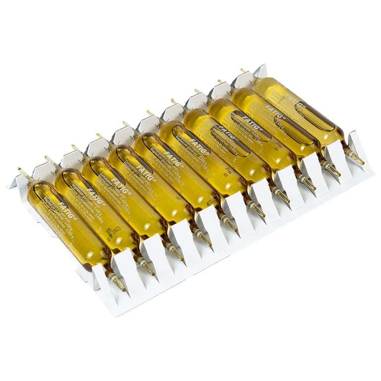 Dung dịch uống Fatig Abbott hỗ trợ điều trị suy nhược chức năng, bổ sung khoáng chất (2 vỉ x 10 ống)