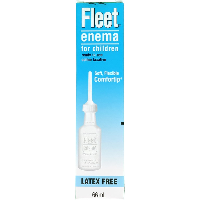 Dung dịch thụt trực tràng Fleet Enema For Children giảm chứng táo bón không thường xuyên (66ml)