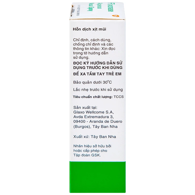 Xịt mũi Flixonase 0.05% GSK điều trị viêm mũi dị ứng (60 liều)