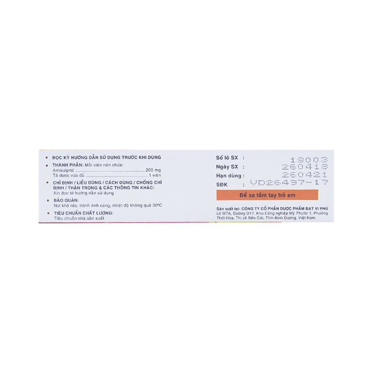 Thuốc GayaX Davipharm điều trị tâm thần phân liệt (4 vỉ x 7 viên)