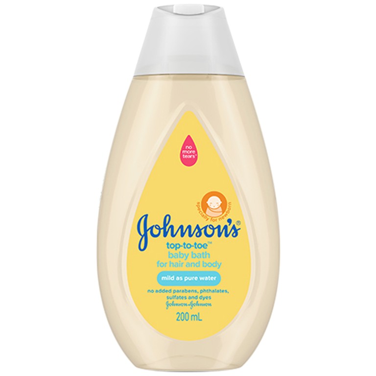 Sữa tắm gội toàn thân cho bé Top To Toe Johnson's không cay mắt (200ml)