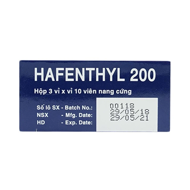 Thuốc Hafenthyl 200 Hasan điều trị tăng cholesterol máu (3 vỉ x 10 viên)