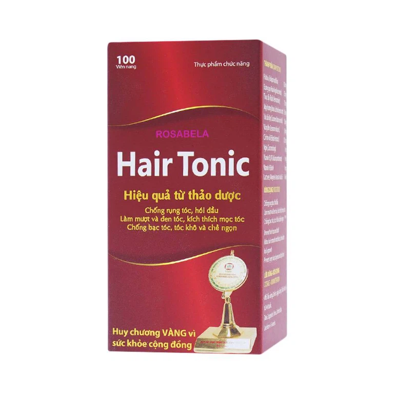 Viên uống Hair Tonic Rosabela chống rụng tóc, hói đầu (100 viên)