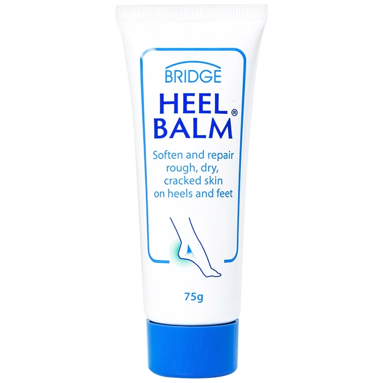 Kem Heel Balm Bridge Healthcare làm mềm, phục hồi da thô ráp, khô, nứt nẻ ở gót chân và bàn chân (75g)