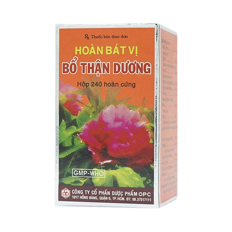 Thuốc Hoàn Bát Vị Bổ Thận Dương OPC điều trị thận dương yếu, váng đầu, ù tai (240 viên)