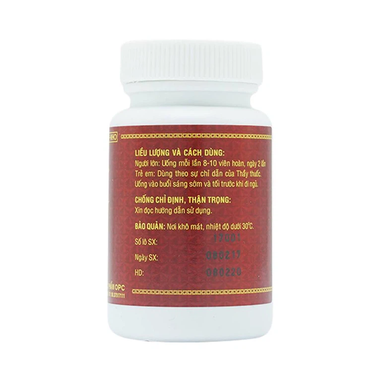 Thuốc Thập Toàn Đại Bổ OPC bồi bổ khí huyết, trị suy nhược cơ thể (240 viên)