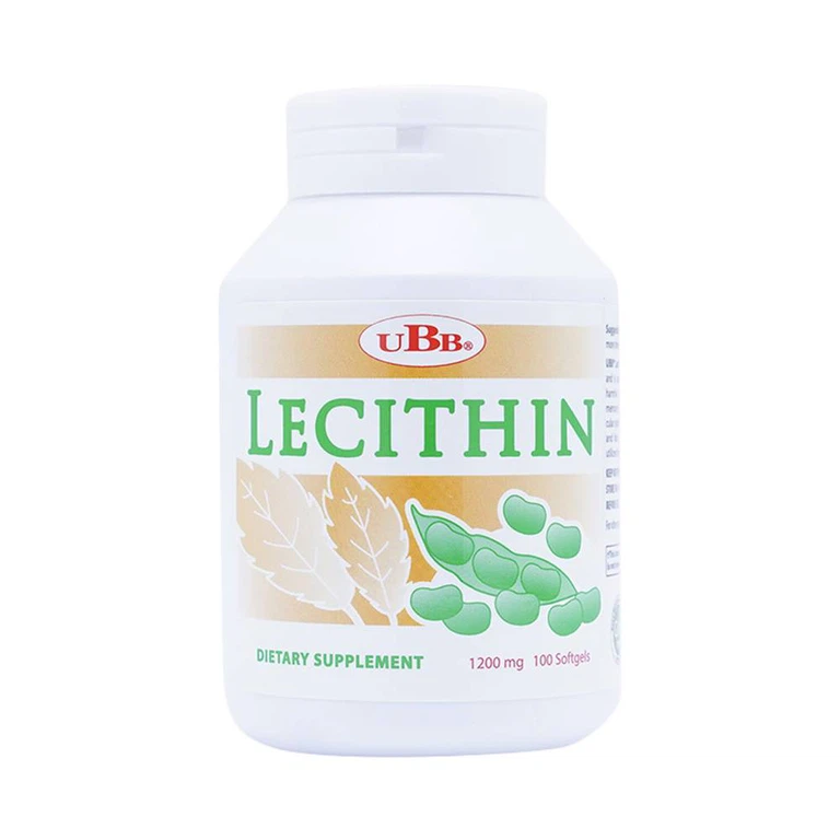 Viên uống Lecithin UBB hỗ trợ tăng chuyển hóa Cholesterol trong gan (100 viên)