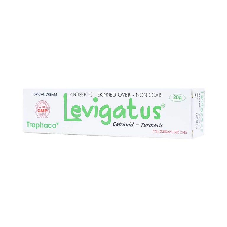 Kem bôi da Levigatus Traphaco điều trị mụn trứng cá, mụn mủ, vết thương nông, trầy da (20g)