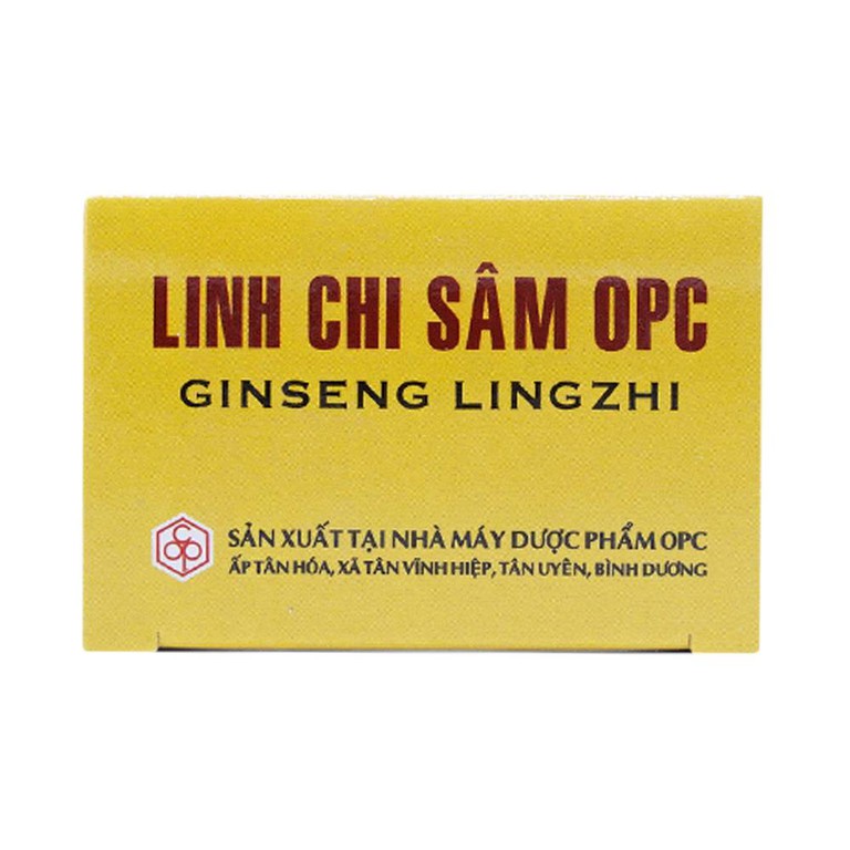 Viên nang cứng Linh Chi Sâm OPC bổ khí, dưỡng huyết, dưỡng tâm an thần, hạ cholesterol (5 vỉ x 10 viên)