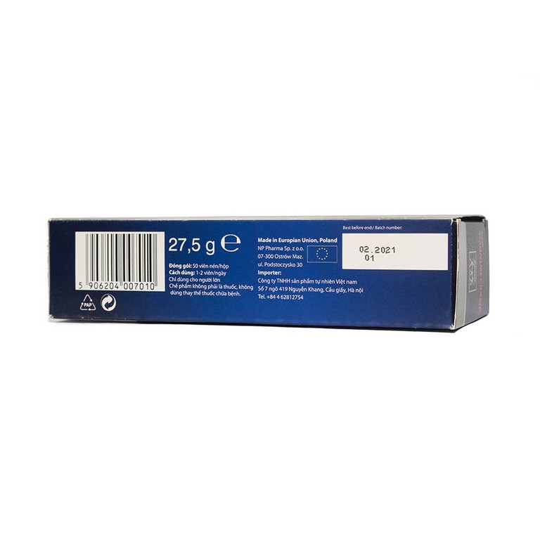 Viên uống Magnum Cramp Zdrovit hỗ trợ hoạt động của cơ và hệ thần kinh, chống co cơ (50 viên)