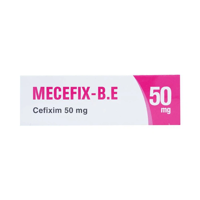 Cốm pha hỗn dịch uống Mecefix-B.E 50mg Merap điều trị viêm tai giữa, viêm xoang (20 gói)