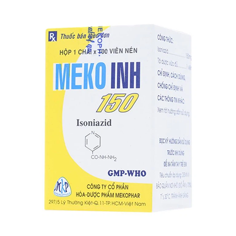 Viên nén Meko INH 150 Mekophar phòng và điều trị lao phổi (100 viên)