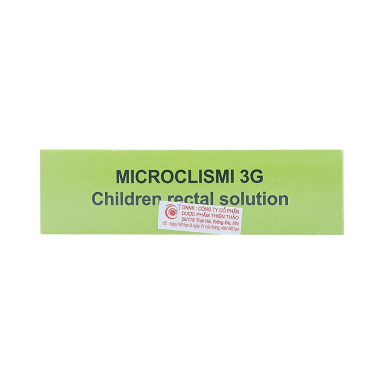 Dung dịch thụt trực tràng Microclismi Nova Argentia điều trị táo bón (6 túi x 1 tuýp x 3g)