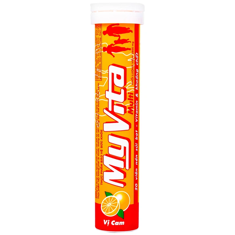 Viên sủi MyVita Multi SPM vị cam bổ sung Vitamin và khoáng chất (20 viên)