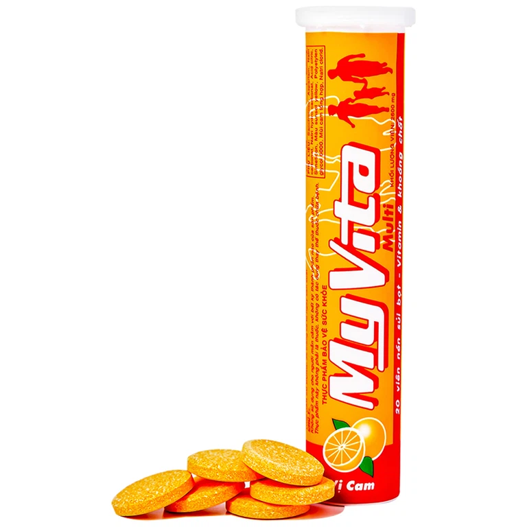Viên sủi MyVita Multi SPM vị cam bổ sung Vitamin và khoáng chất (20 viên)