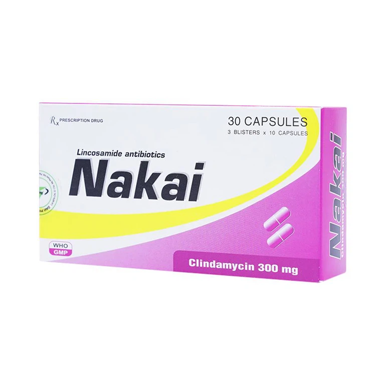 Thuốc Nakai 300mg DaViPharm điều trị các chứng nhiễm khuẩn nhạy cảm (3 vỉ x 10 viên)