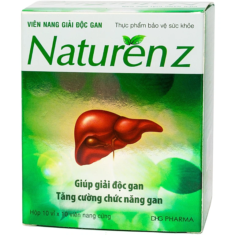 Viên uống Naturen Z DHG hỗ trợ giải độc gan (10 vỉ x 10 viên)