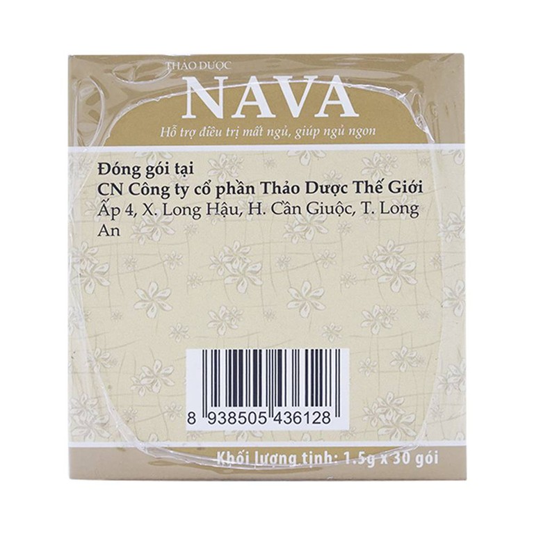 Túi lọc Thảo Dược Nava World Herb hỗ trợ điều trị mất ngủ (30 gói x 1.5g)