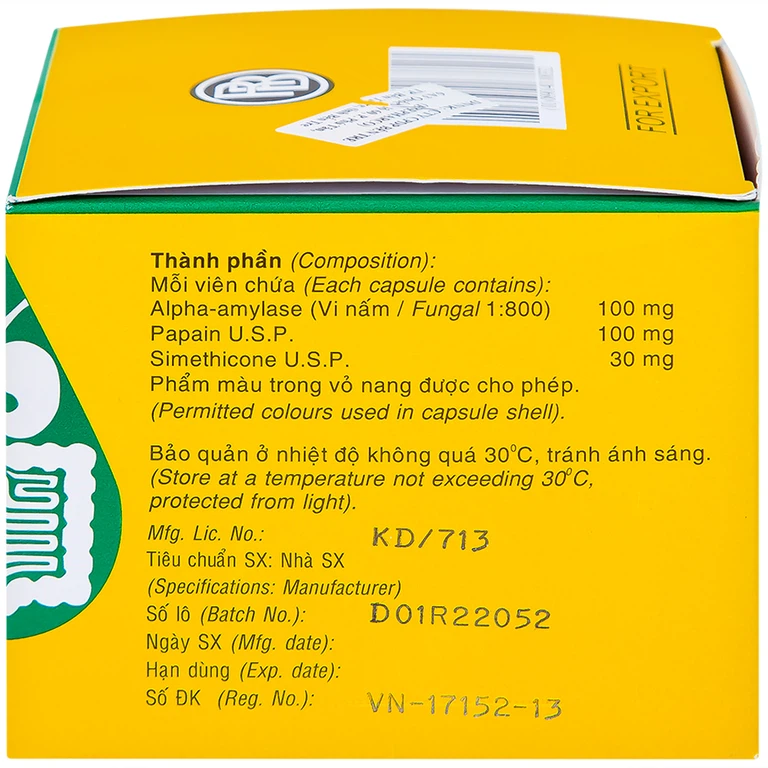 Men tiêu hóa Neopeptine Raptakos hỗ trợ điều trị đầy hơi, khó tiêu, biếng ăn (10 vỉ x 10 viên) 