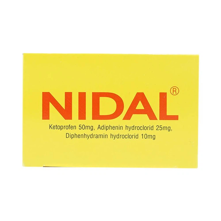 Viên nang cứng Nidal Ampharco giảm đau do co thắt cơ trơn, bàng quang (3 vỉ x 10 viên)