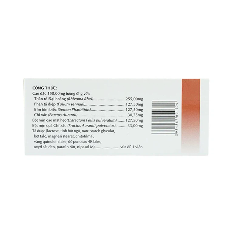 Viên nhuận tràng OP.Liz OPC nhuận tràng, điều trị táo bón (5 vỉ x 10 viên)