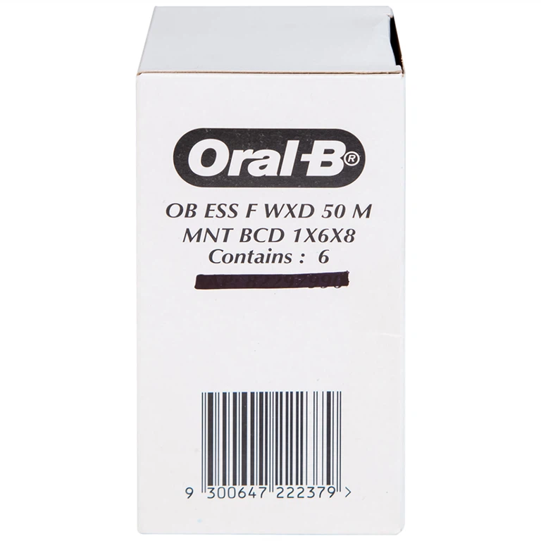 Chỉ nha khoa Oral-B Essential Floss làm sạch giữa các khe răng (6 cuộn)