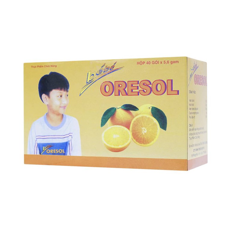 Bột pha Oresol BéBé Pharco giúp bù nước và bổ sung chất điện giải (40 gói x 5.6g)