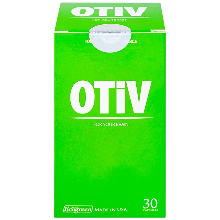 Viên uống OTiV Ecogreen giúp tăng cường dưỡng chất cho não (30 viên)