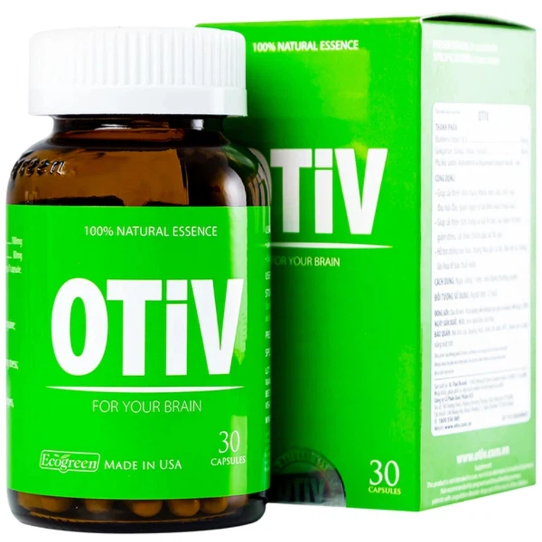 Viên uống OTiV Ecogreen giúp tăng cường dưỡng chất cho não (30 viên)