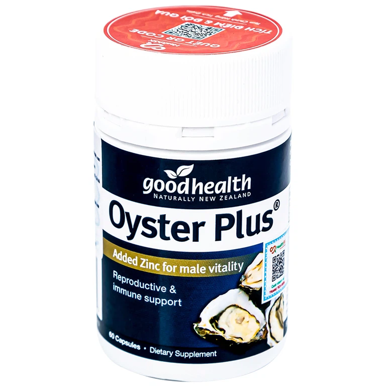 Viên uống Oyster Plus Goodhealth hỗ trợ tăng cường sinh lực, tăng cường đề kháng cho nam giới (60 viên)