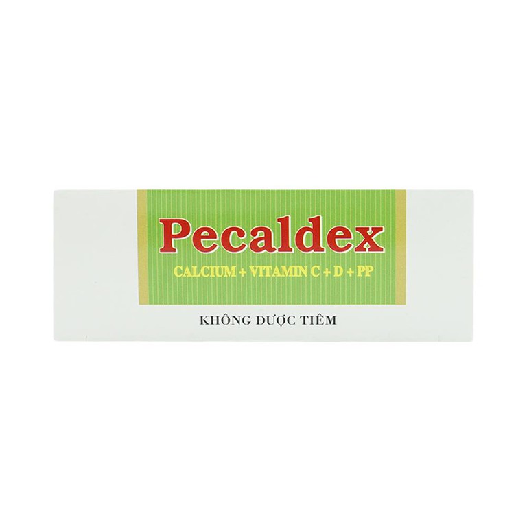 Dung dịch uống Pecaldex Nadyphar bổ sung canxi cho trẻ em chậm lớn (18 ống)