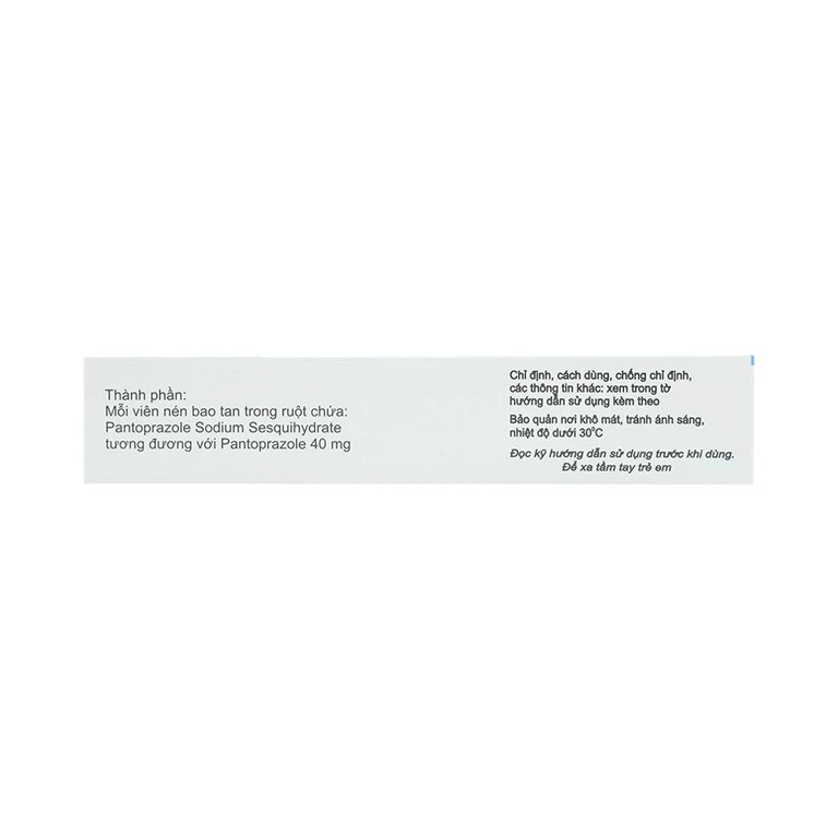 Viên nén Platra 40mg Acme Formulation điều trị bệnh trào ngược dạ dày thực quản (3 vỉ x 10 viên)