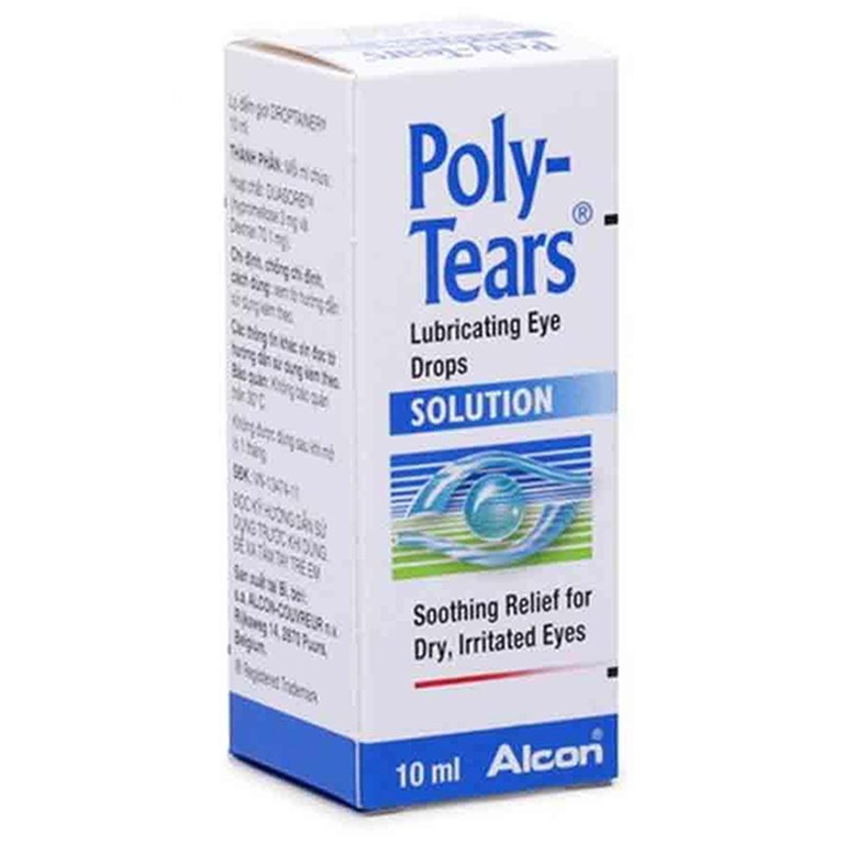 Thuốc nhỏ mắt Poly-Tears Alcon điều trị hội chứng khô mắt, giảm tiết nước mắt (10ml)